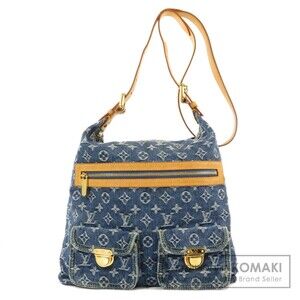 Louis Vuitton Baggy Monogram Denim Shoulder Bag Long Strap